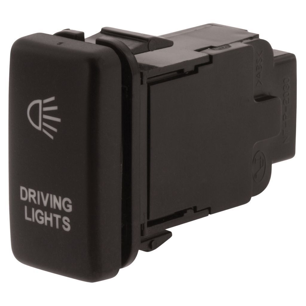 Driving Light Switch suits Early Toyota Green Illum 12V ON/OFF
