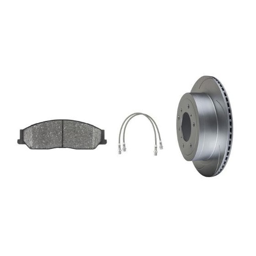 Complete 4WD Front & Rear Disc Brake Rotors And Pads Kit For 2010-2011 Ford Ranger | 12.01 Inch 10 thumbnail image