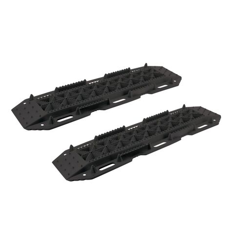 HULK 4x4 Nylon Recovery Tracks (2pk) - Black