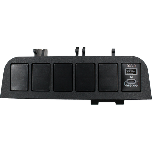 HULK 4X4 Switch Panel to suit Ford Ranger MY22 & Everest - Uses Toyota Switches