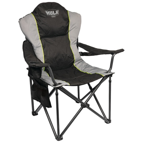 HULK 4x4 Heavy Duty Camping Chair with Lumbar Support – 200kg Rated