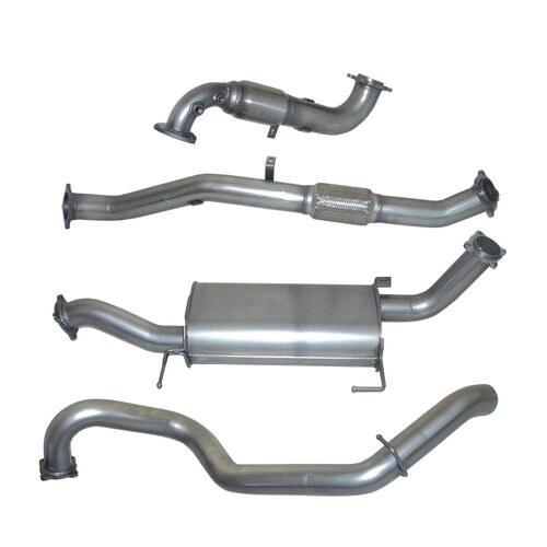 Nissan Patrol GU Y61 Wagon 3.0 CRD 4WD 2000-11/2016 - Stainless Steel Exhaust Kit with Muffler Delete