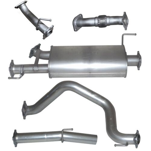 Toyota LandCruiser 200 Series 4.5 V8TD DPF-Back Muffler Delete 2015-ON - Stainless Steel Exhaust Kit