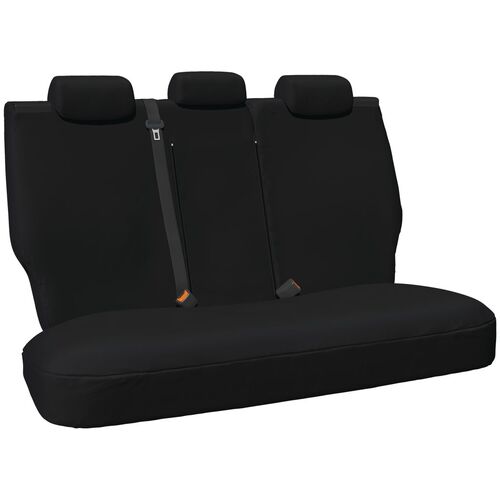 Isuzu D-Max & Mazda BT-50 - Black Canvas - Rear Seat Covers