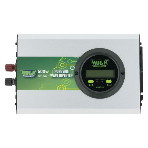 Pure Sine Wave Inverter 500W 12VDC to 240VAC True Sine Wave