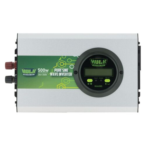 Pure Sine Wave Inverter 500W 24VDC to 240VAC True Sine Wave