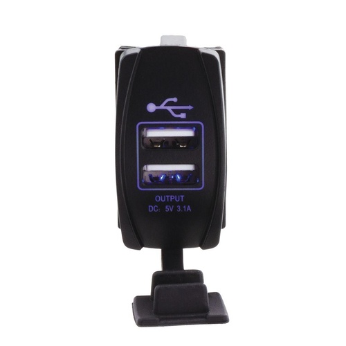 HULK 4X4 DUAL SWITCH SIZE USB BLUE