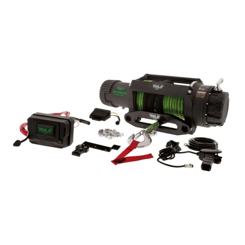 HULK 4x4 Winch 9500lbs 6HP 12V Dyneema® Rope