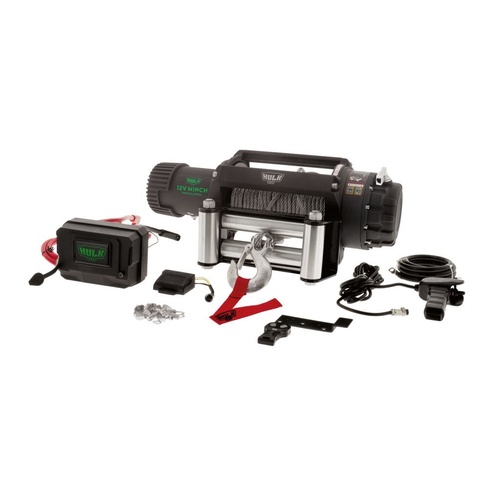 HULK 4x4 Winch 9500lbs 6HP 12V Steel Cable