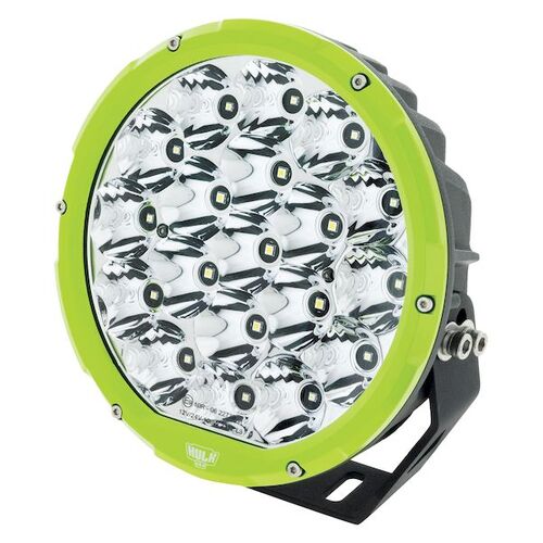 HULK 4x4 7" Round LED Driving Light (Green Bezel)