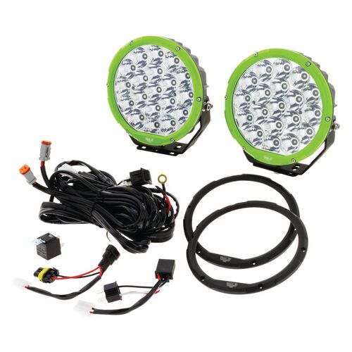 HULK 4x4 7" Round LED Driving Light - PAIR