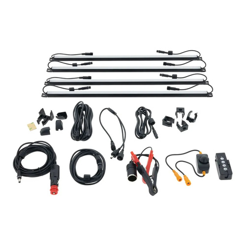 Hulk 4x4 4 Bar x 50cm LED Dual Colour Camping Light Kit – 12 Volt