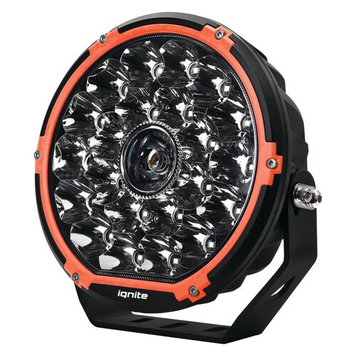 9" LASER LED DRIVING LIGHT SPOT BEAM 8 Deg 9-36V 152 Watt BLK 23 LEDs 14,500 Lumens