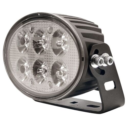 LED Oval Spot Beam Worklamp 10 - 60V 6 LED's 6,600 Lumens