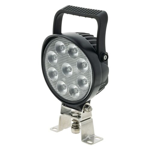 LED Round Flood Beam Worklamp w/ Handle & Switch 5,100 Lumens